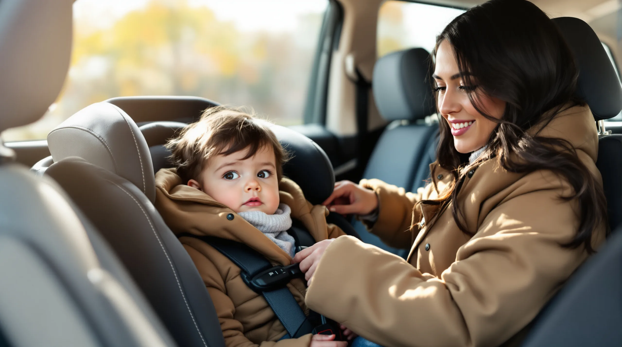 Enlevez le manteau de votre enfant en voiture ! C’est une question de sécurité vitale