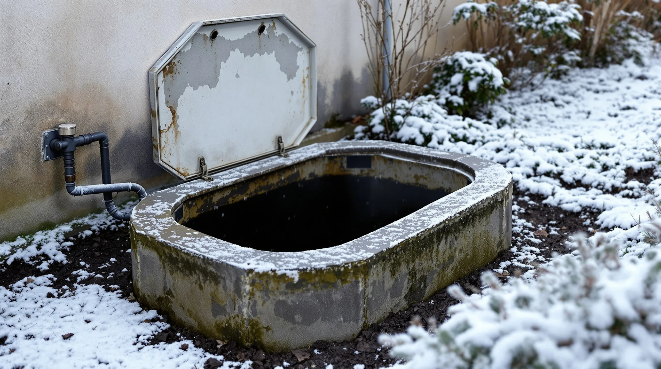 Fosse septique : le froid ralentit les bactéries, voici comment éviter le bouchon