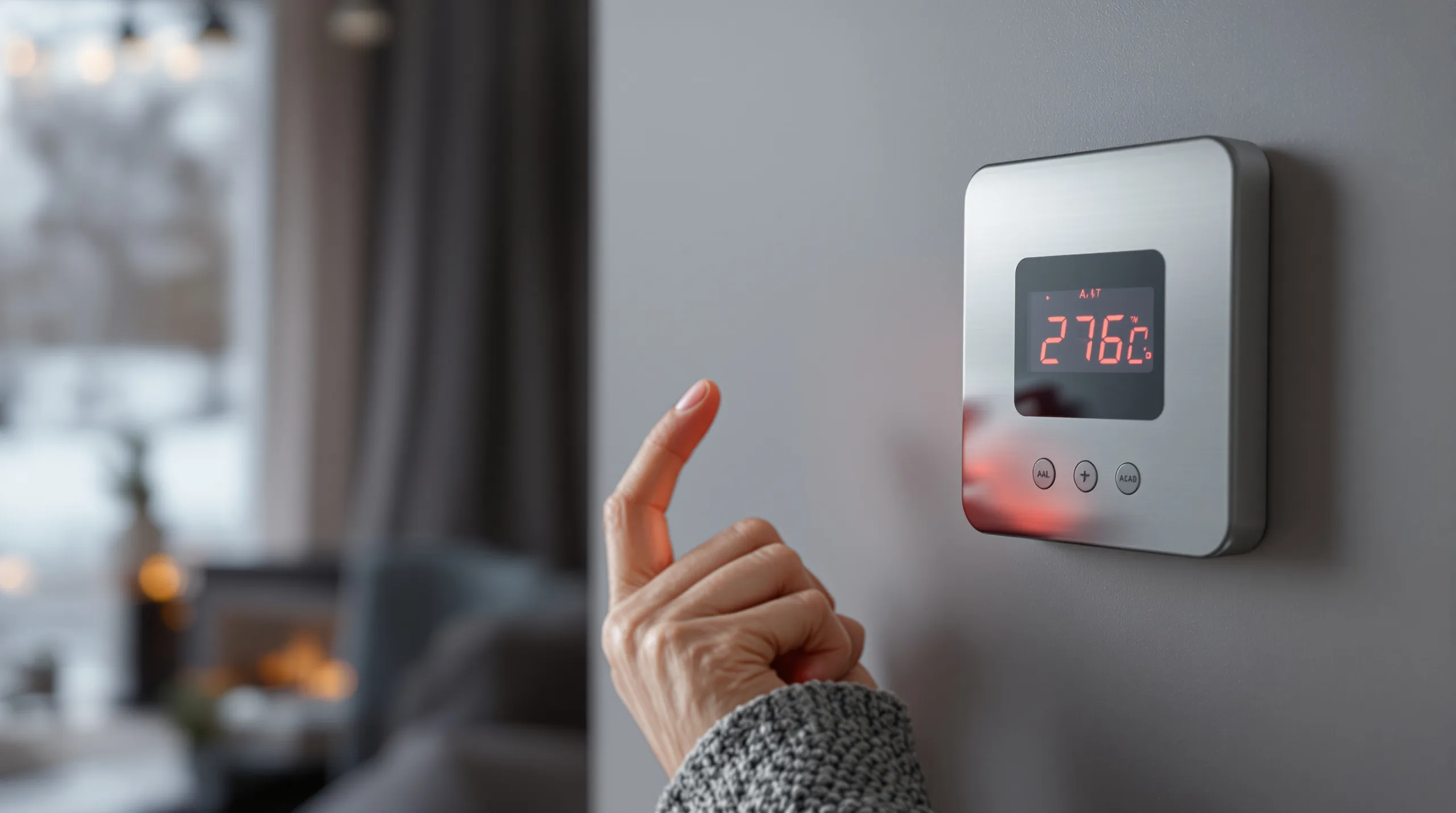 L’écran du thermostat clignote ? Changez les piles avant qu’il ne coupe le chauffage