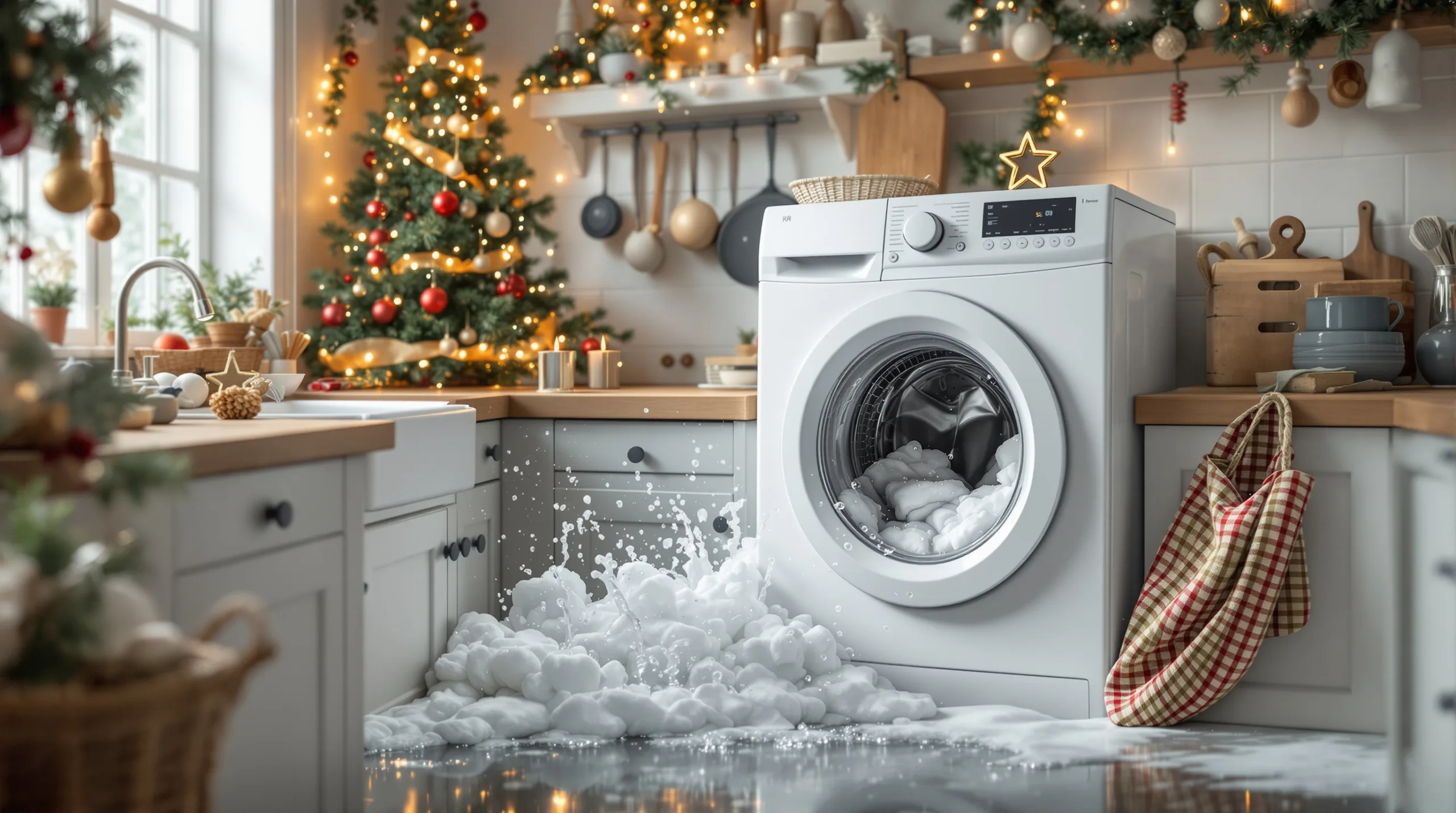L’inondation de Noël : avez-vous pensé à vider le filtre de la machine à laver ?