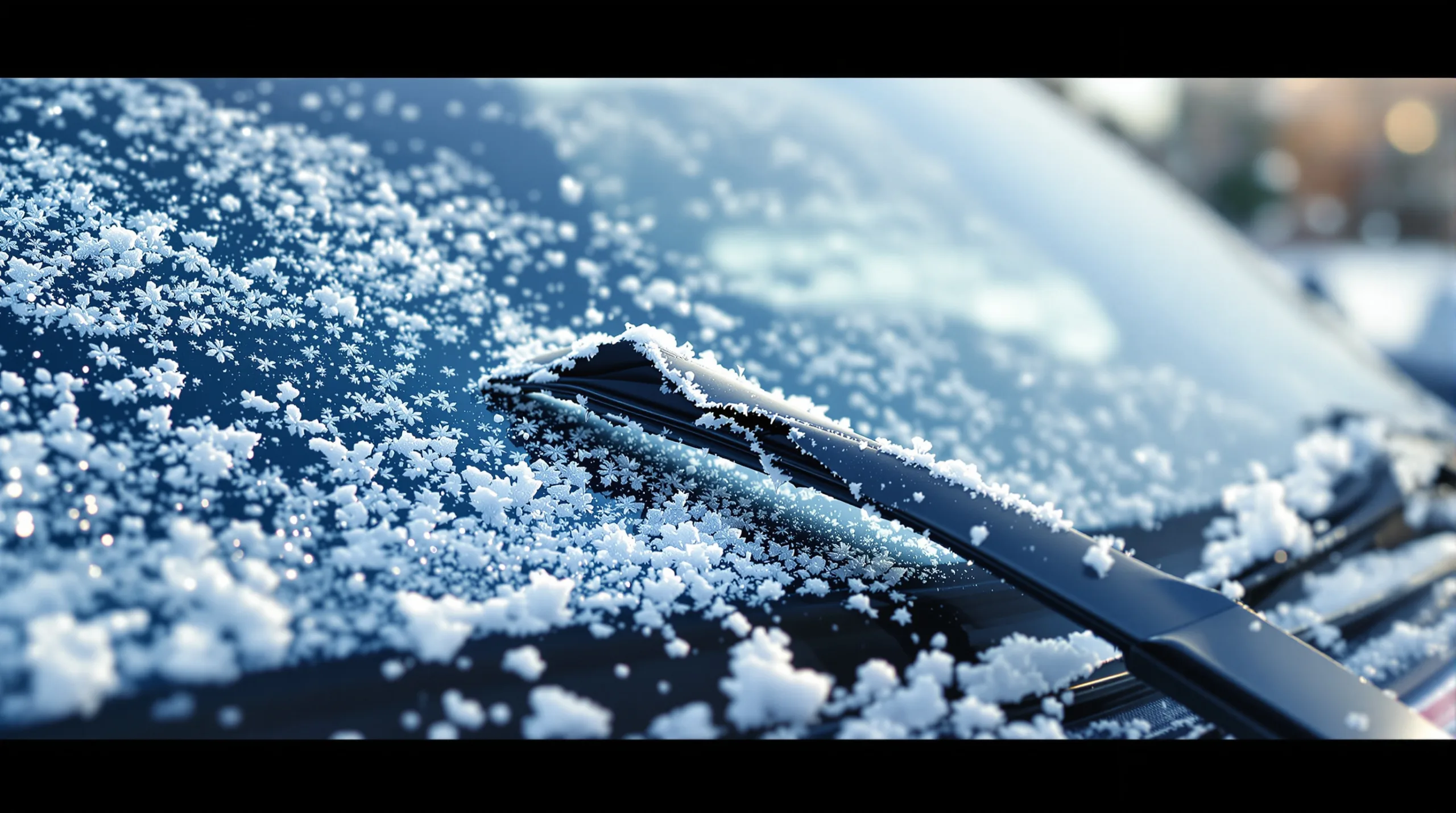 Ne décollez jamais vos essuie-glaces gelés à la main : le caoutchouc va rester sur la vitre