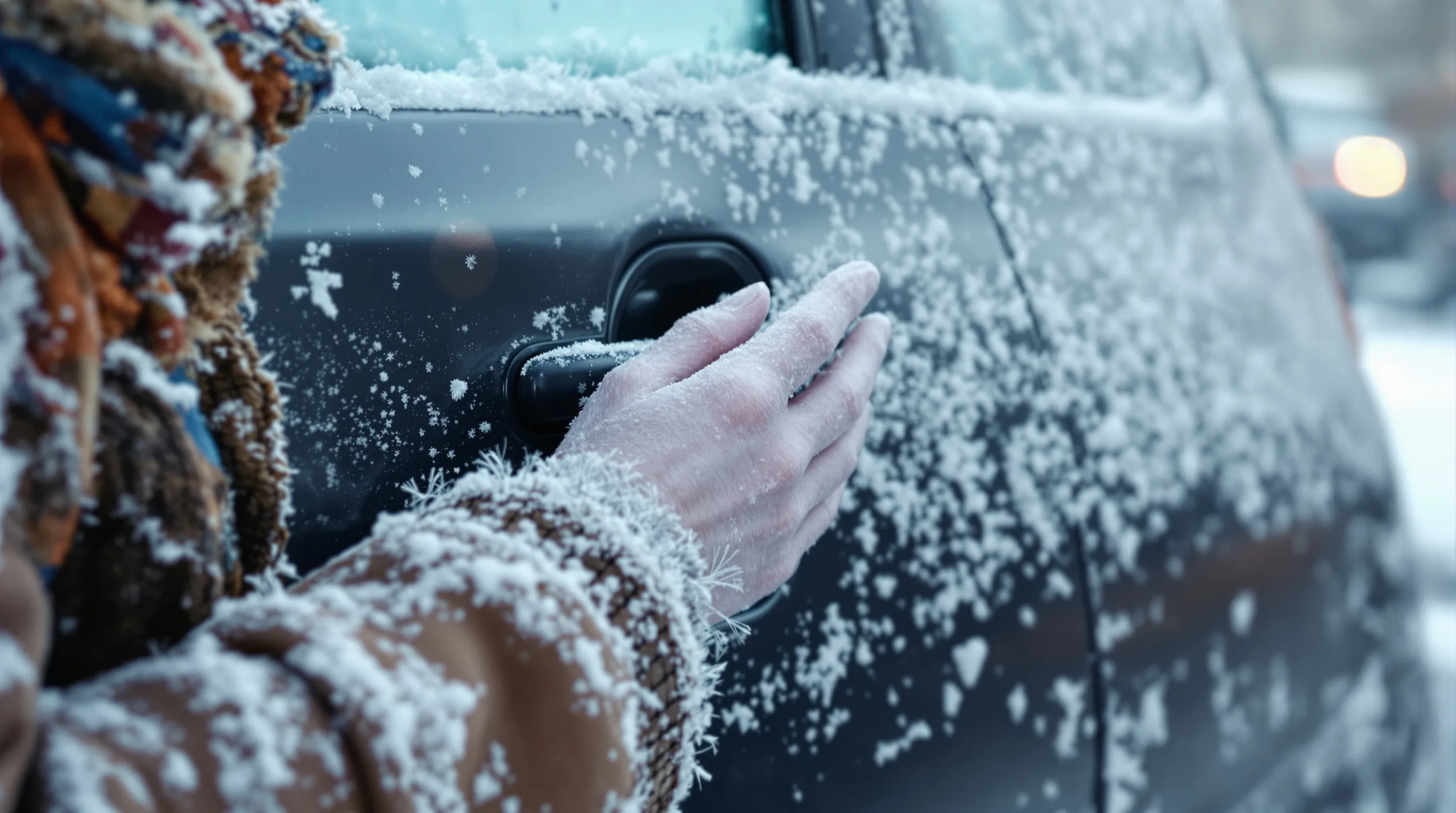 Ne tirez pas sur une portière gelée ! Vous allez arracher le joint (faites plutôt ça)