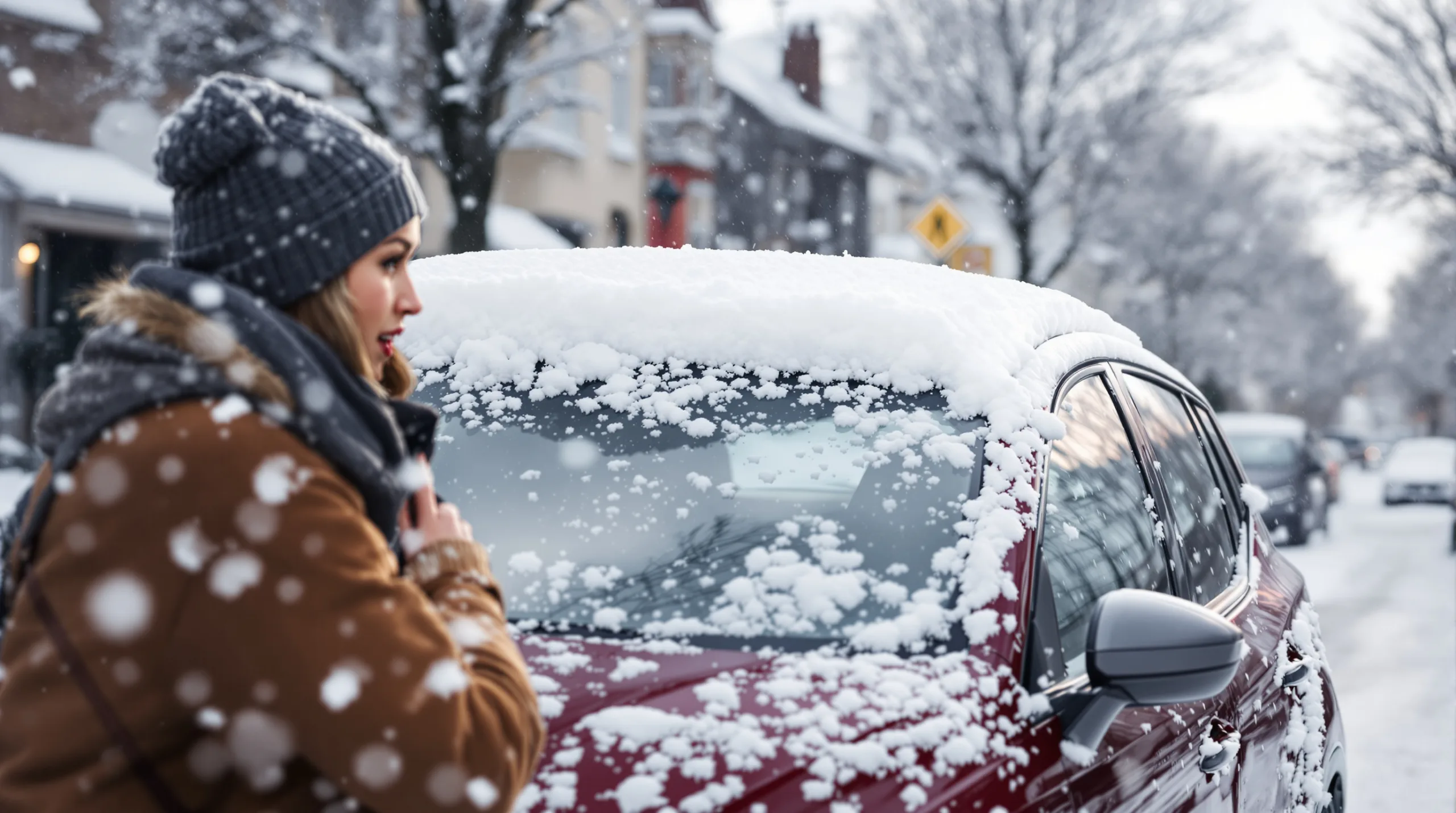 Neige sur le toit de la voiture : l’amende cachée qui fait mal au portefeuille