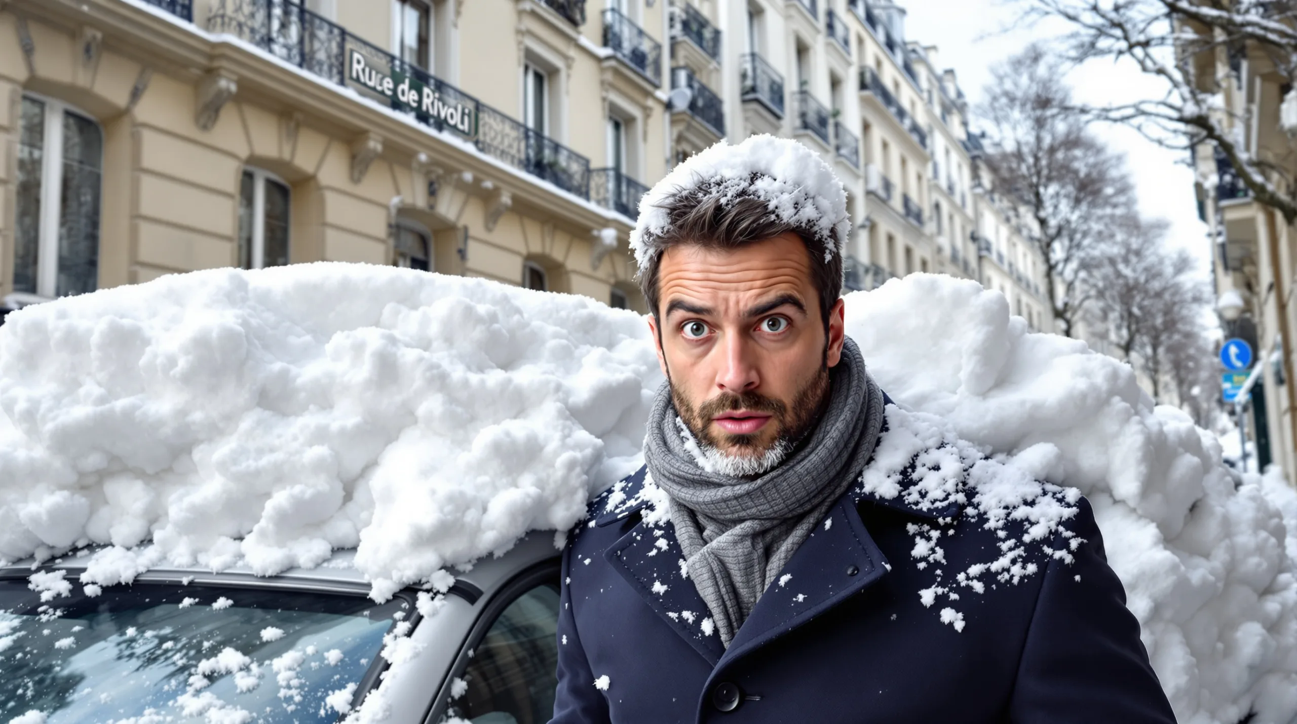 Neige sur le toit de la voiture : pourquoi les gendarmes ne vous rateront pas
