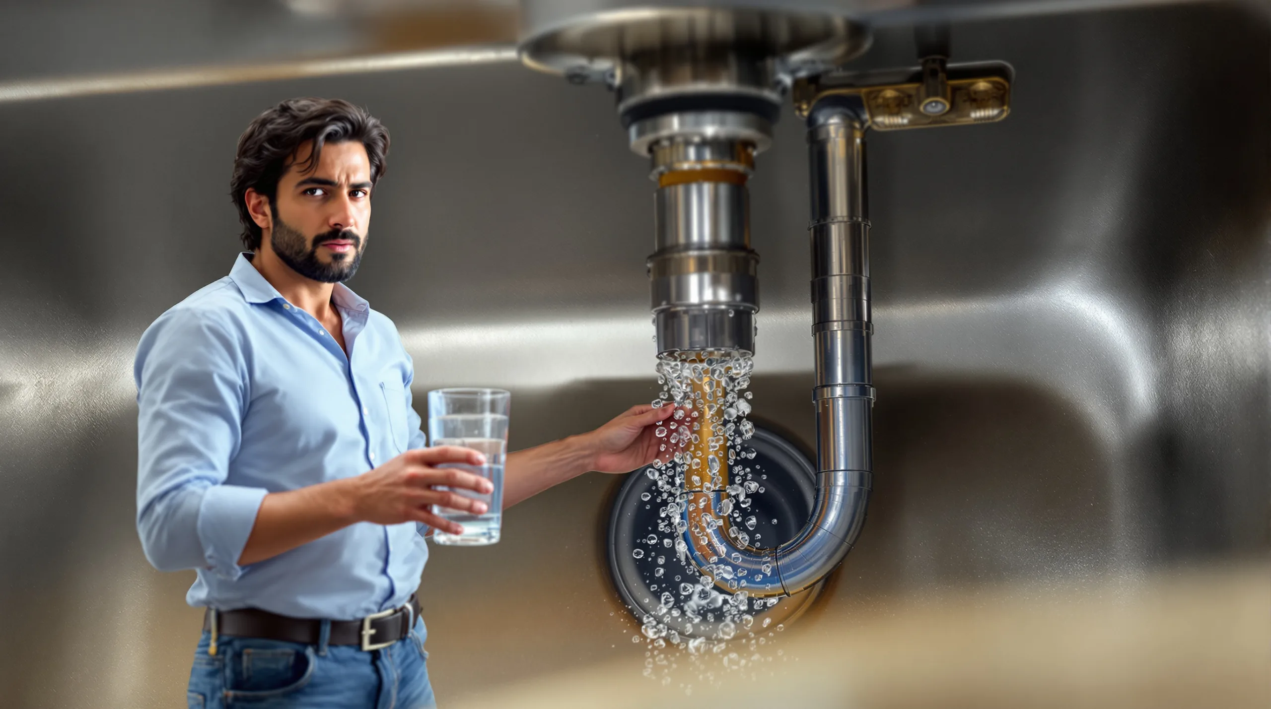 Odeur d’égout ? Votre siphon est peut-être désamorcé par l’évaporation (remettez de l’eau)