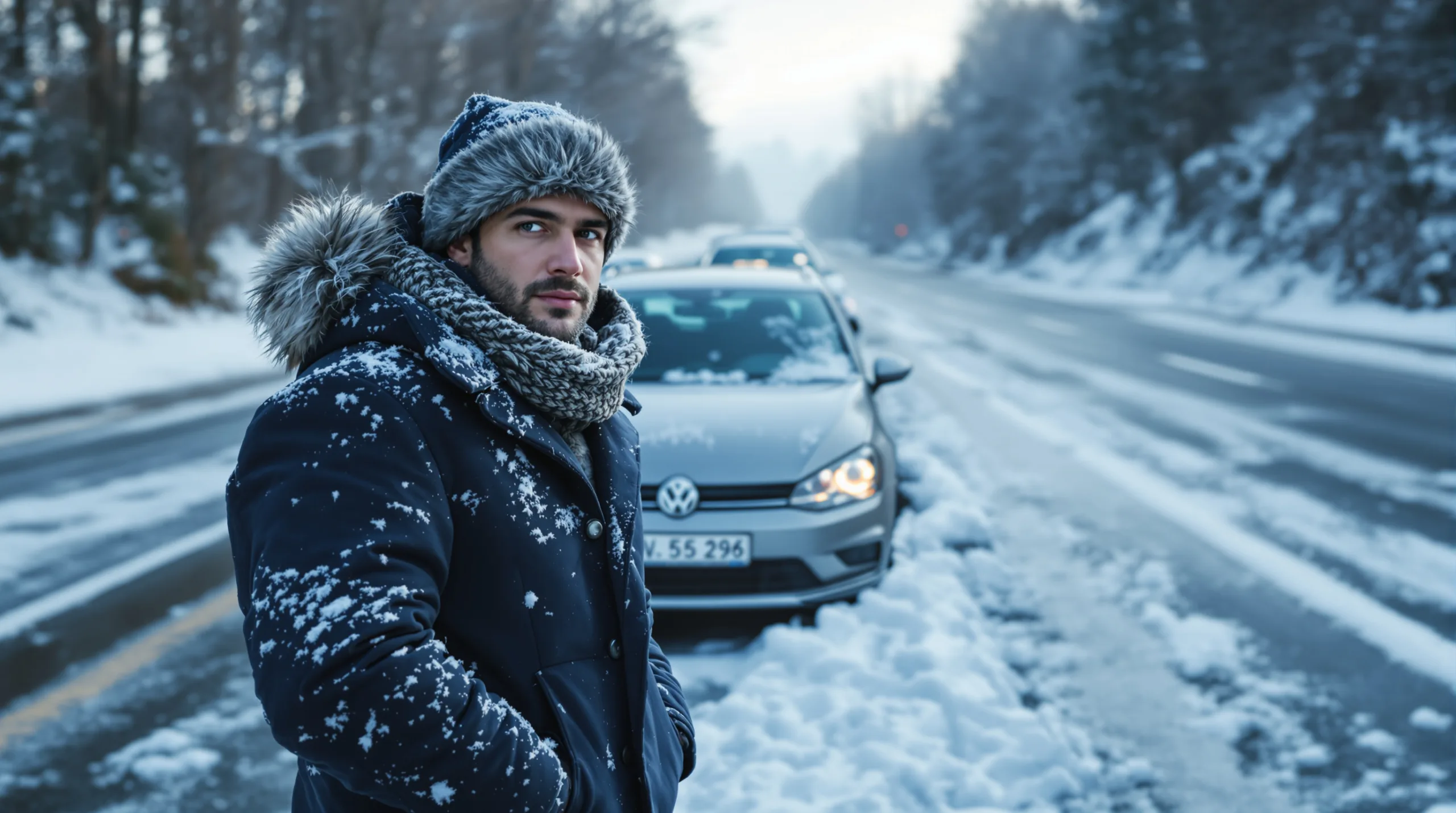 Panne sur l’autoroute par 0°C ? Ne restez jamais dans la voiture (même s’il fait froid)