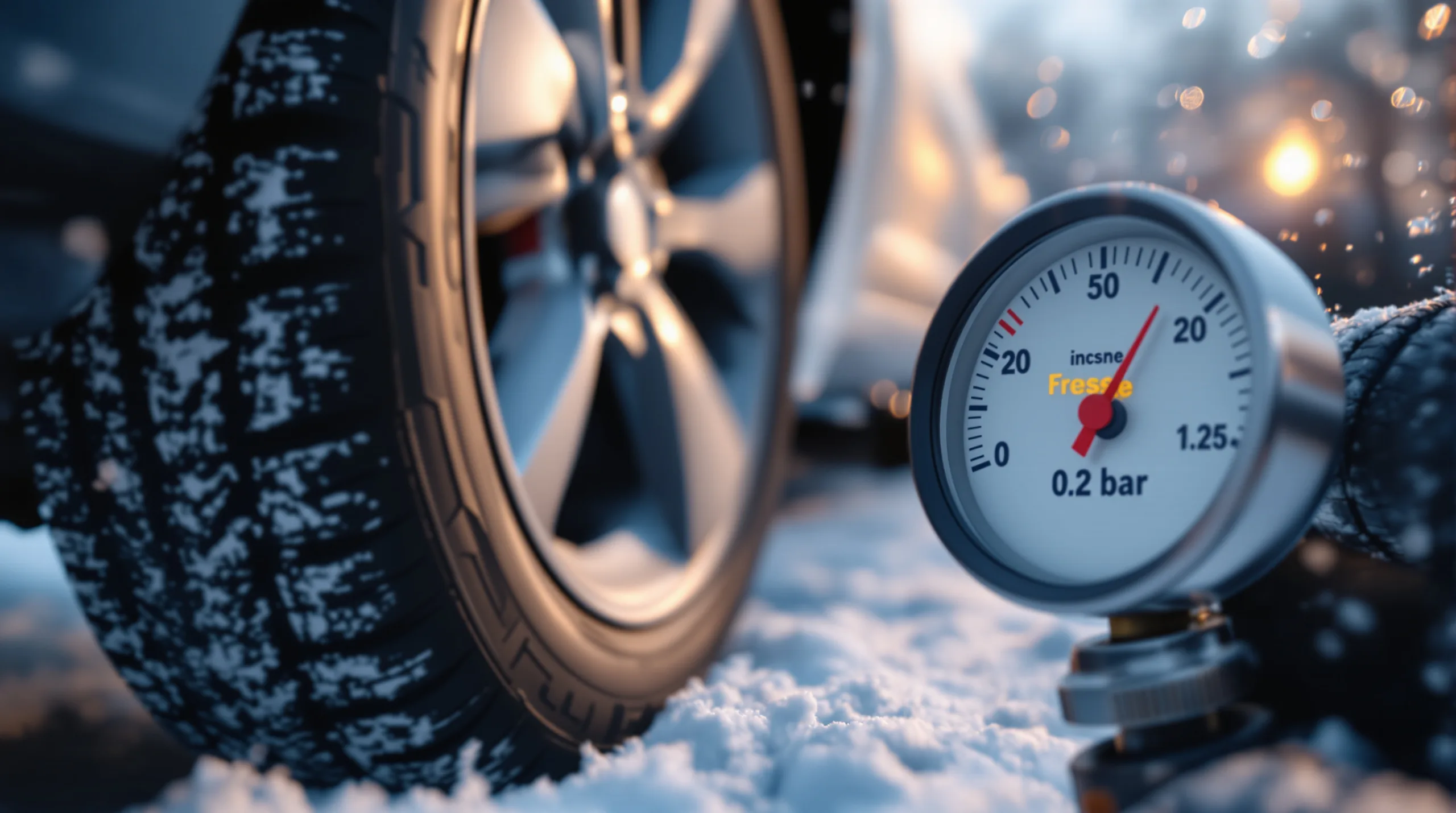 Pneus sous-gonflés + froid = danger ! Pourquoi il faut rajouter 0.2 bar en décembre