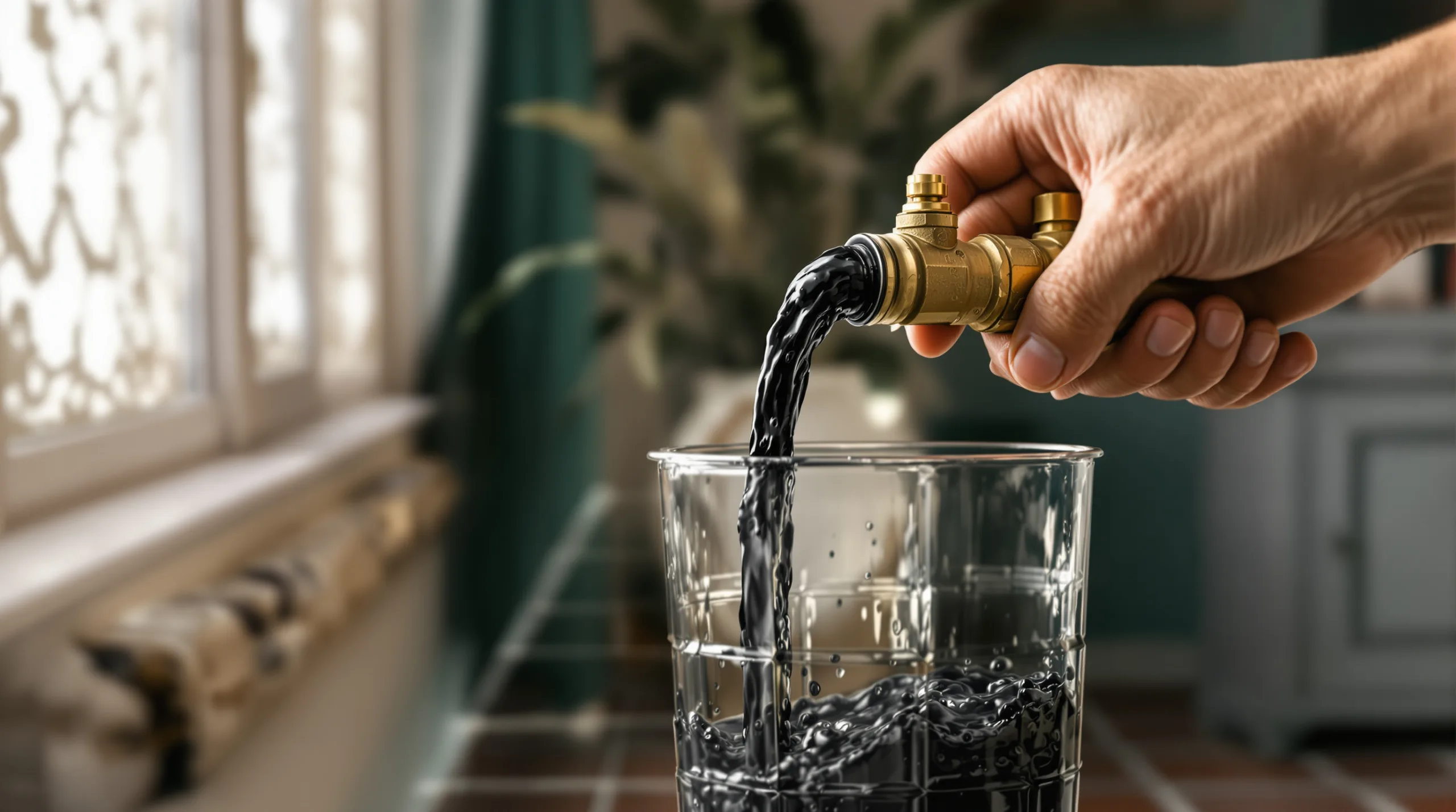 Purger les radiateurs : si l’eau est noire, vous avez un gros problème de boue