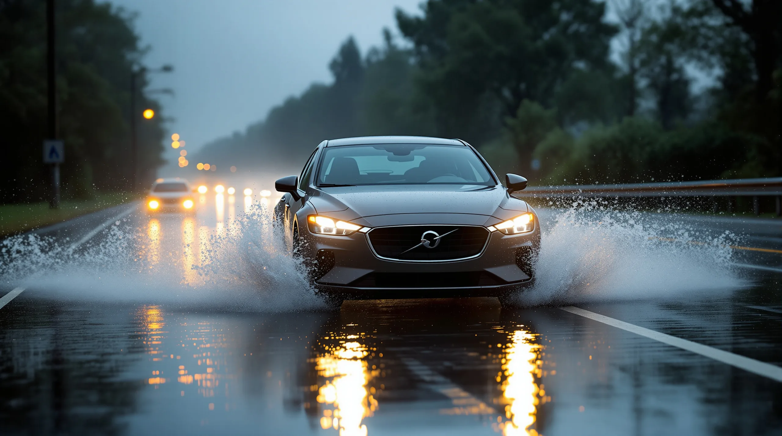 Régulateur de vitesse sous la pluie : le ticket direct pour l’aquaplaning