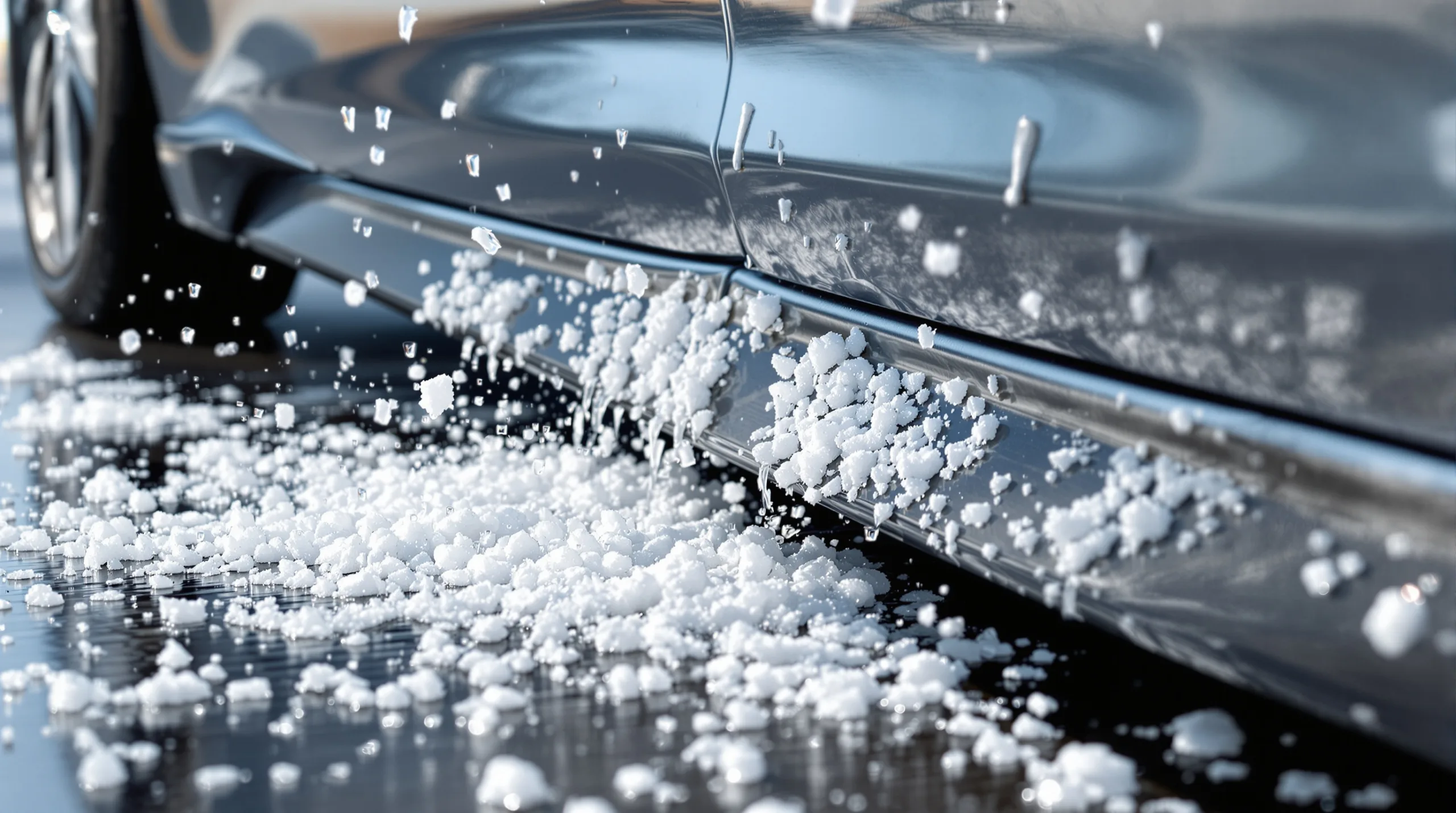 Sel sur la carrosserie ? Rincez les bas de caisse avant que la rouille ne s’installe