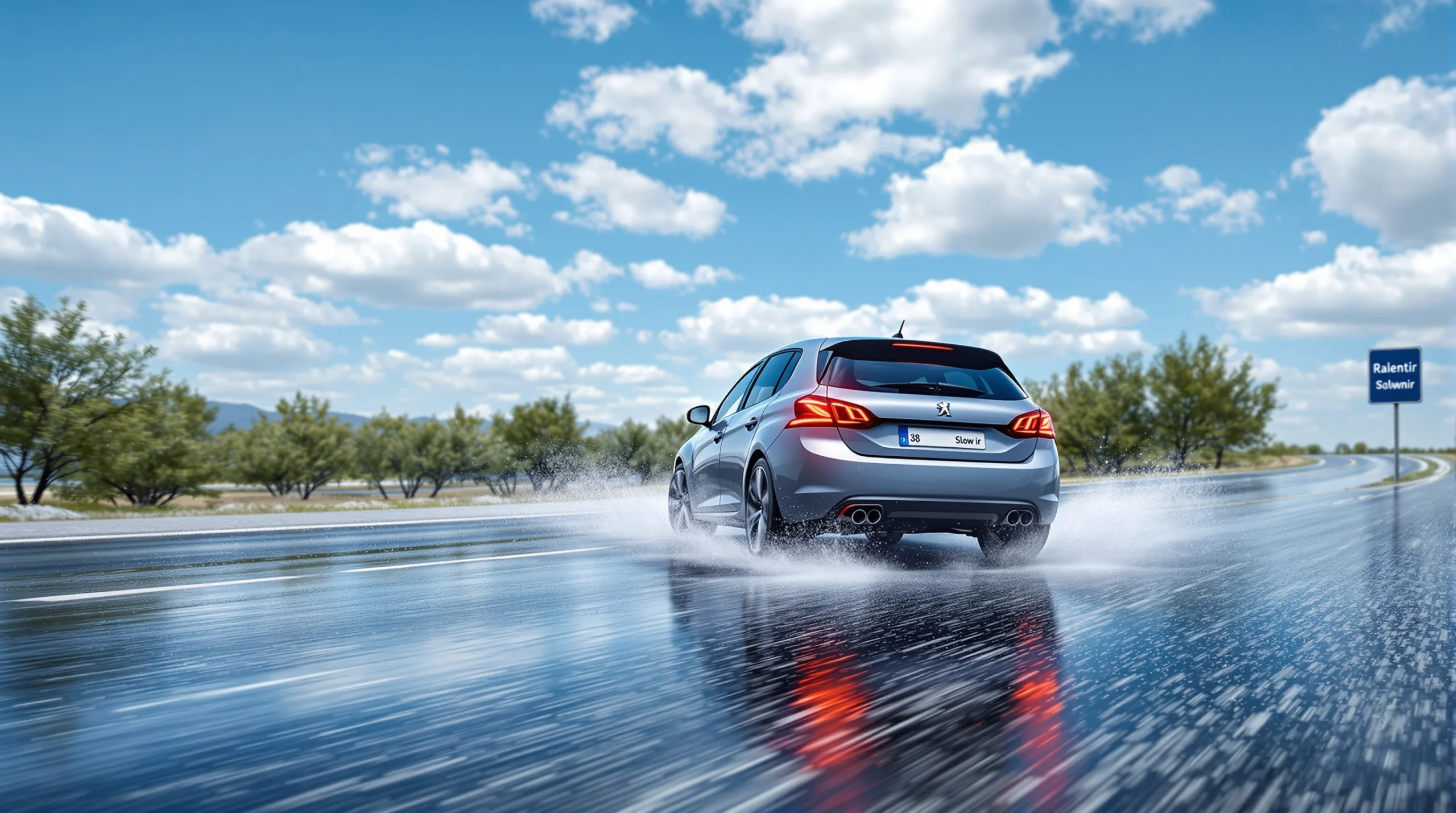 Votre voiture glisse de l’arrière ? Surtout ne touchez pas aux freins, faites ceci