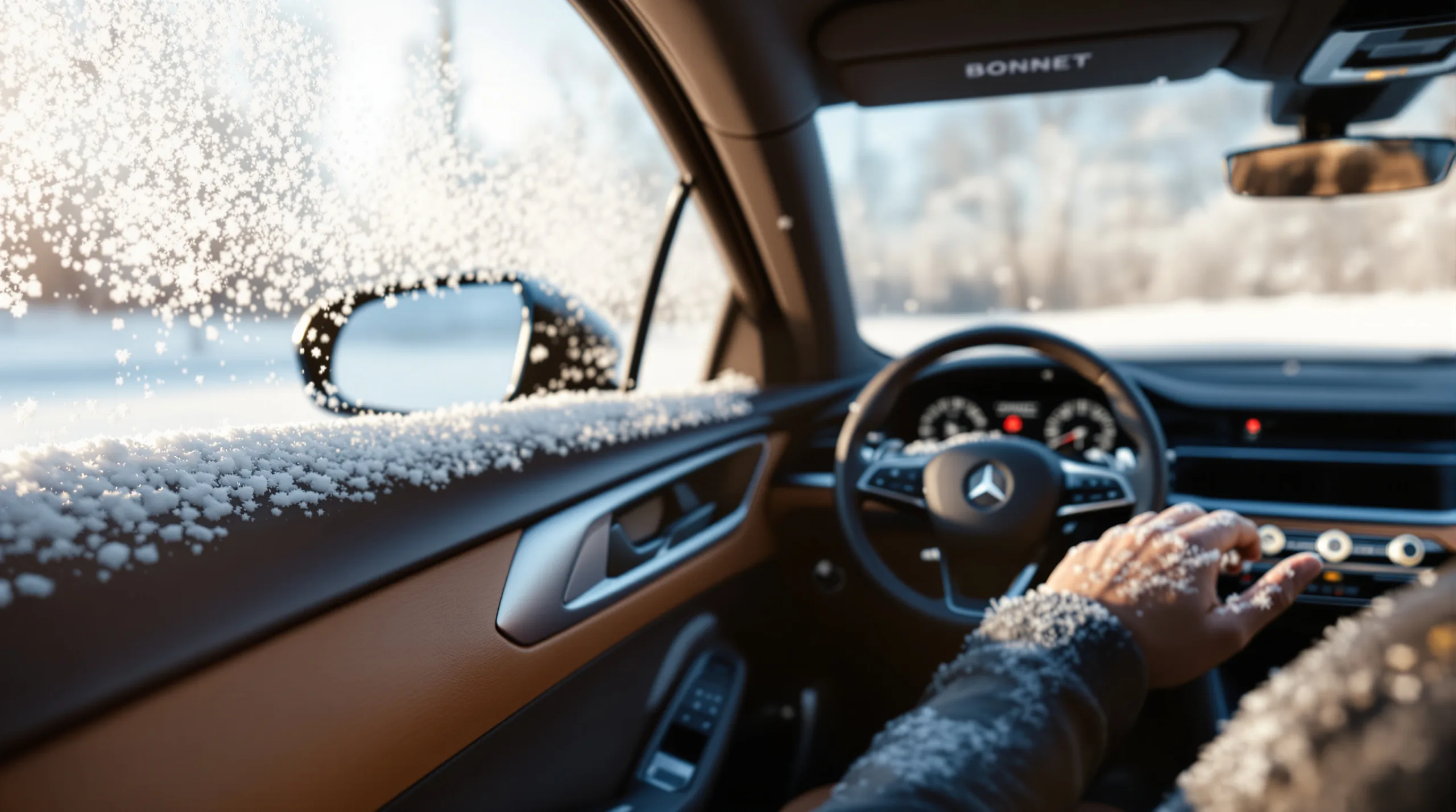 Frein à main électrique en hiver : l’astuce pour qu’il ne reste pas bloqué par le gel