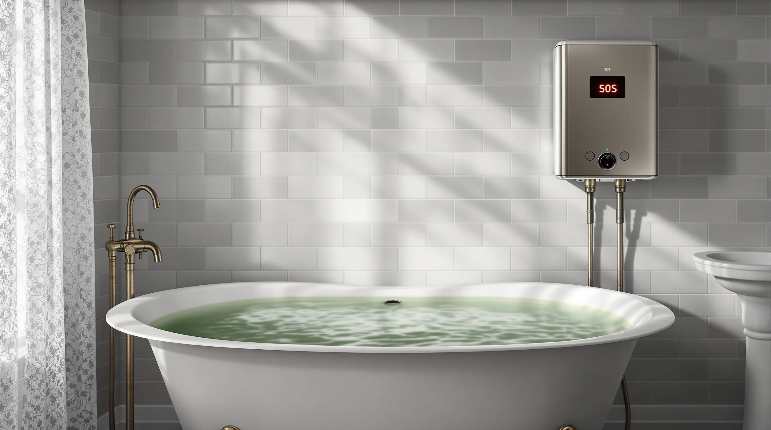 La couleur de l’eau de votre bain vire au trouble ? Votre chauffe-eau vous lance un SOS