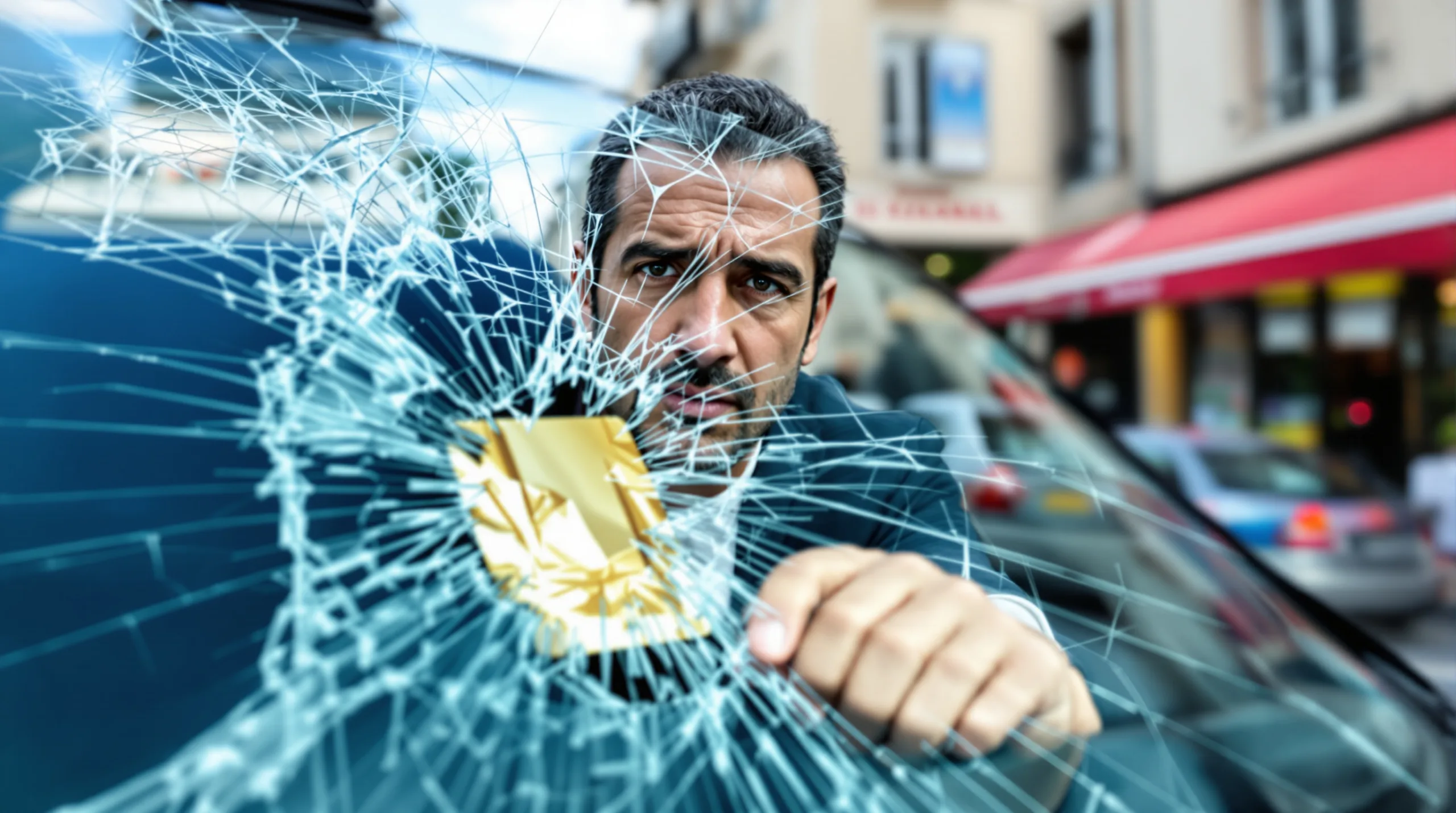 Ne grattez jamais votre pare-brise avec une carte de crédit (rayures garanties)