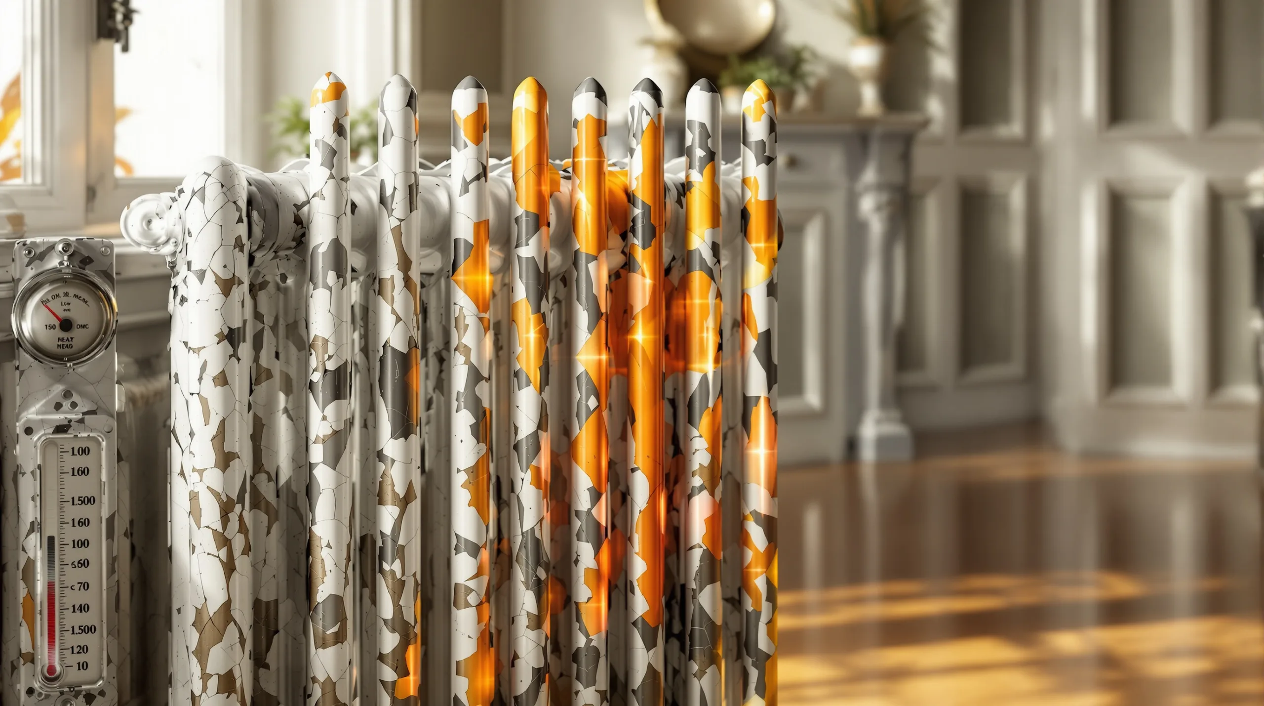 Ne peignez jamais vos radiateurs avec ce type de peinture (ça bloque la chaleur !)