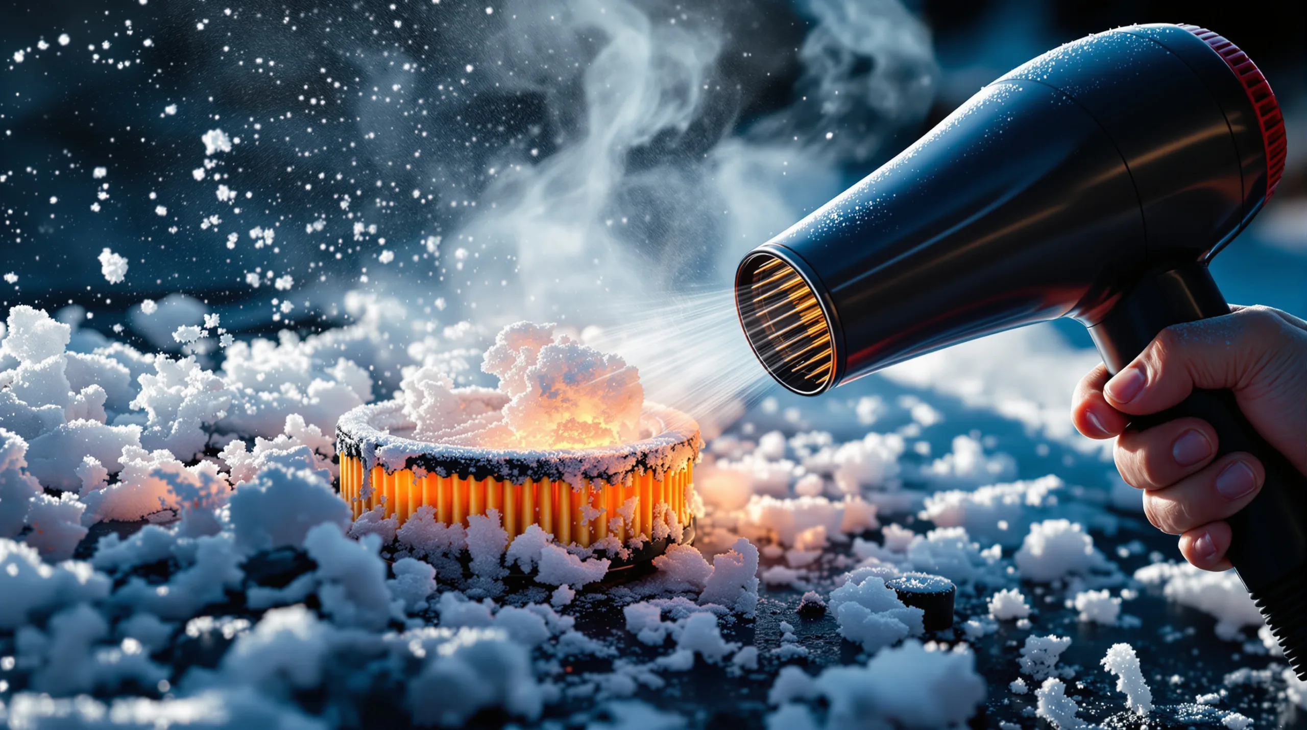 Diesel figé dans le filtre ? Le sèche-cheveux peut vous sauver (mais attention)