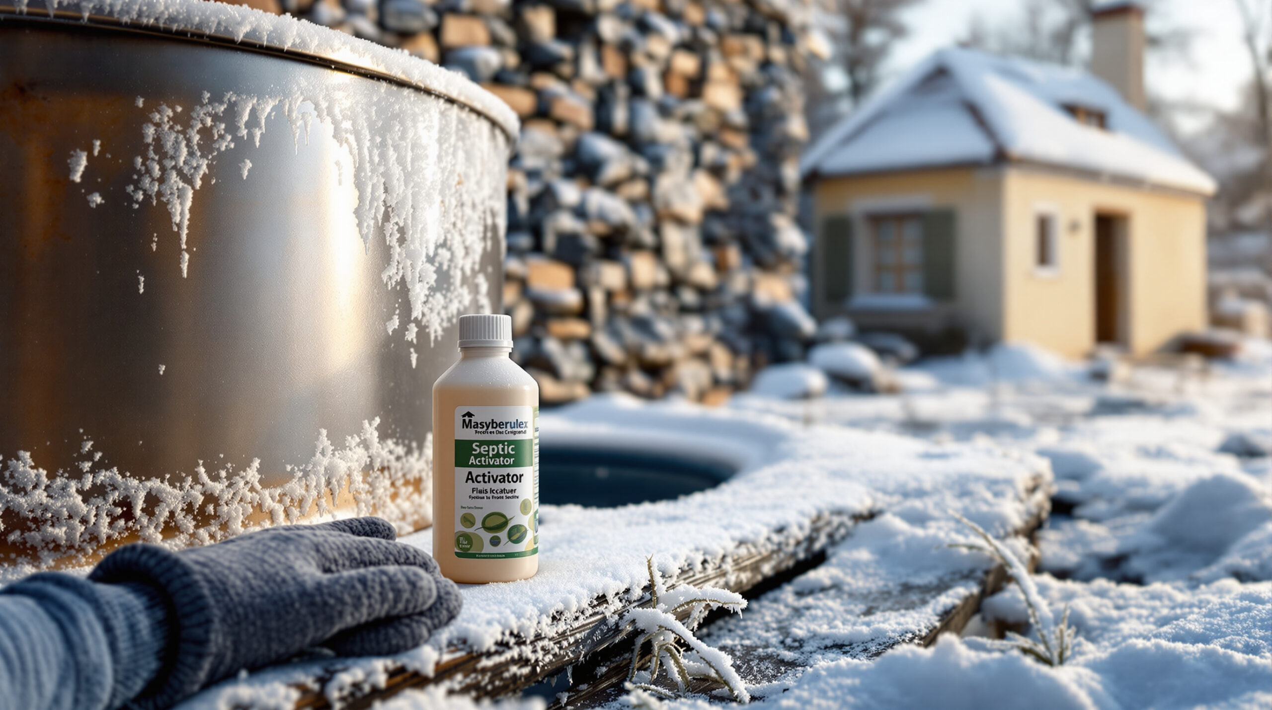 Fosse septique : le froid tue les bactéries, mettez un activateur avant les fêtes