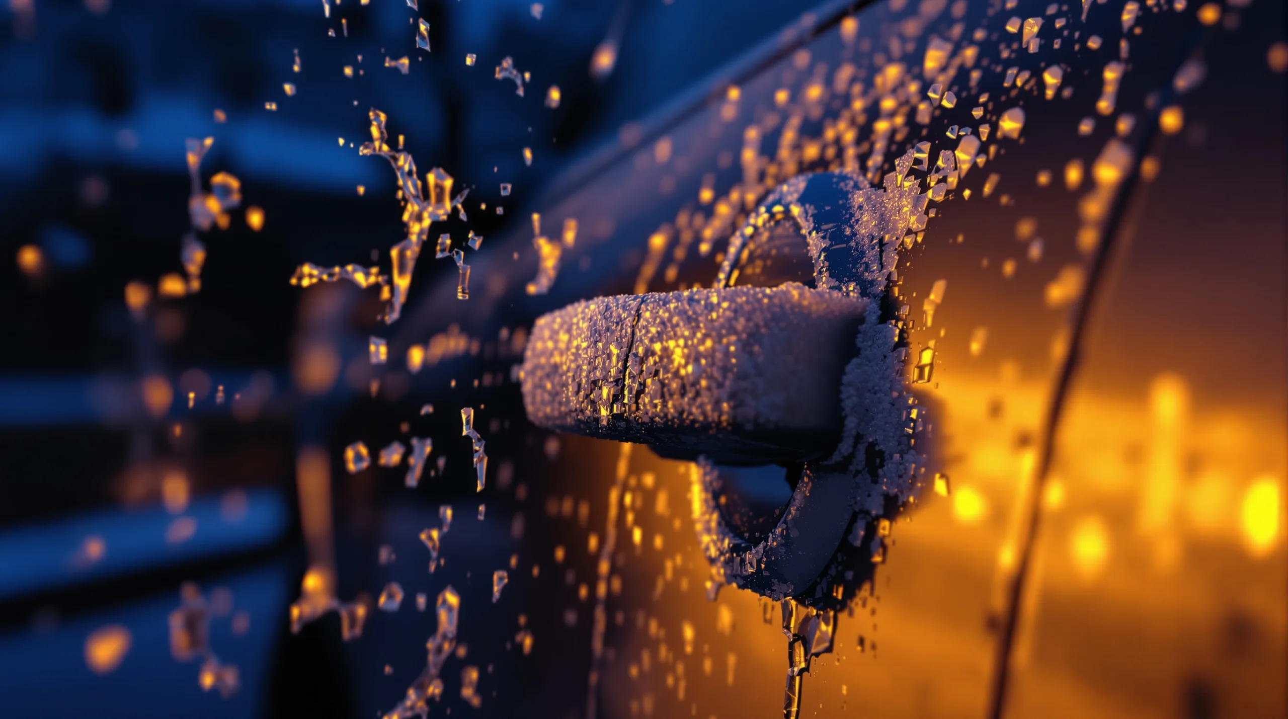 Laver sa voiture le soir en hiver ? Vos serrures seront gelées demain matin