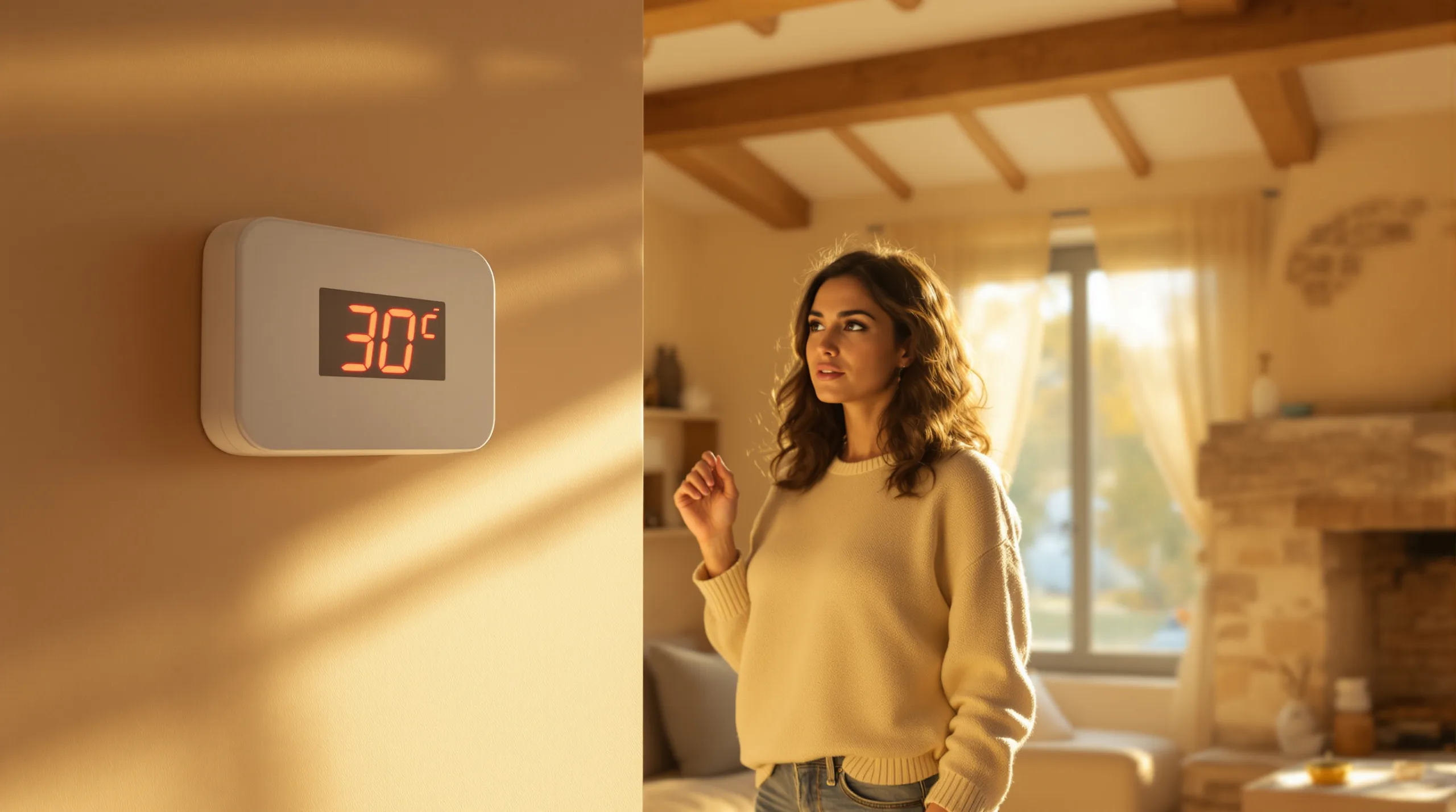 Ne montez pas le thermostat à 30°C pour chauffer plus vite (ça ne marche pas !)