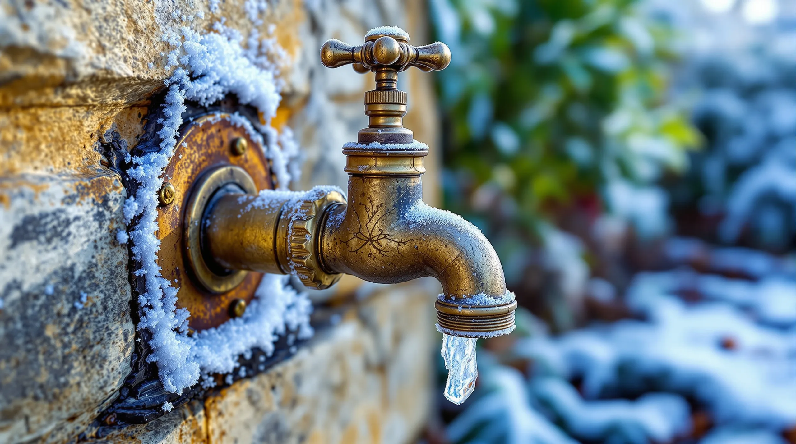 Robinet de jardin oublié ? S’il gèle cette nuit, le tuyau dans le mur va éclater